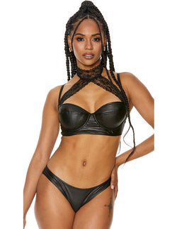 Perspective Bra thong sexy lingerie two-piece set